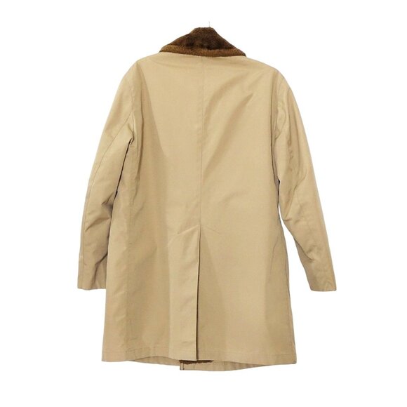 Vintage 70s Mighty Mac Out O'Gloucester Faux Fur Lined Coat Mens Size 40 Sherpa - Picture 4 of 10